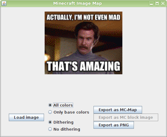 GUI MinecraftImageMap