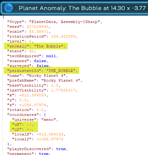 Bubble Location